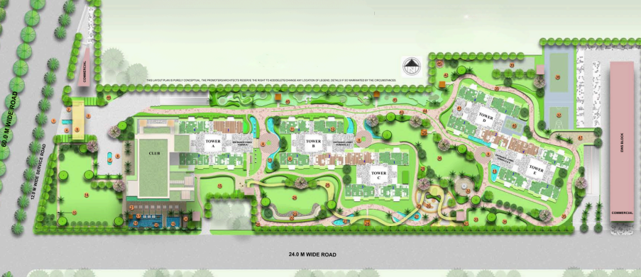 Tulip Crimson,Master Plan | DhanBhumi